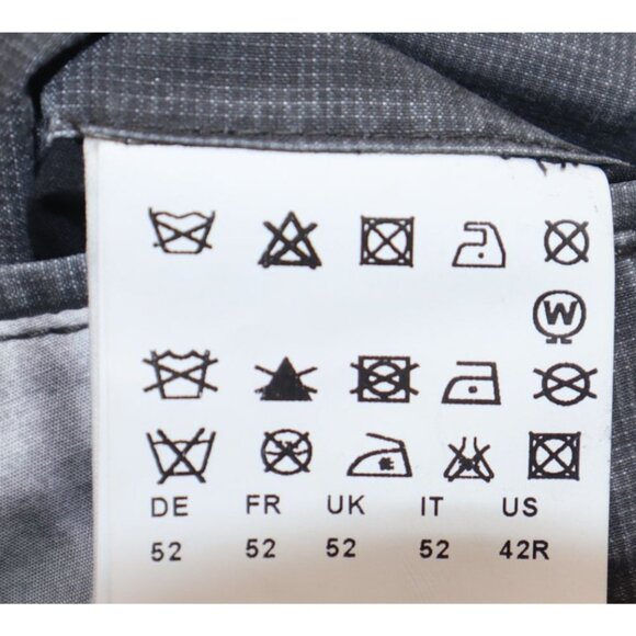 Hugo Boss Mens Blazer Sz 42R Charcoal Gray Cotton Blend Old Money Preppy Career - Picture 3 of 13